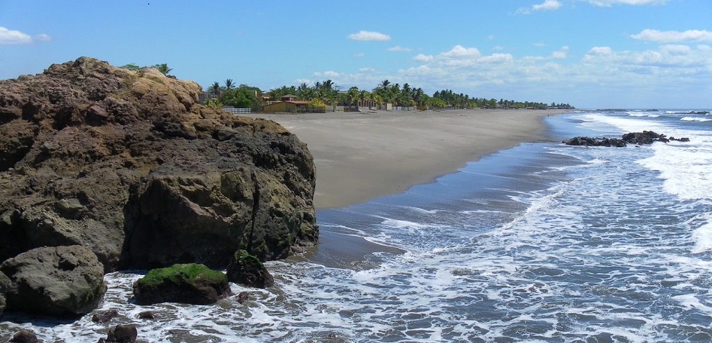 Las Peñitas, una bonita playa de pescadores en Nicaragua. 